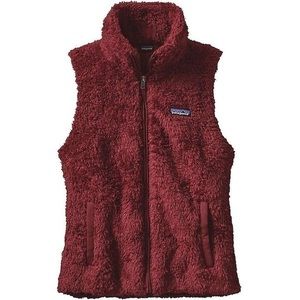 Patagonia Los Gatos Fuzzy Vest Red S